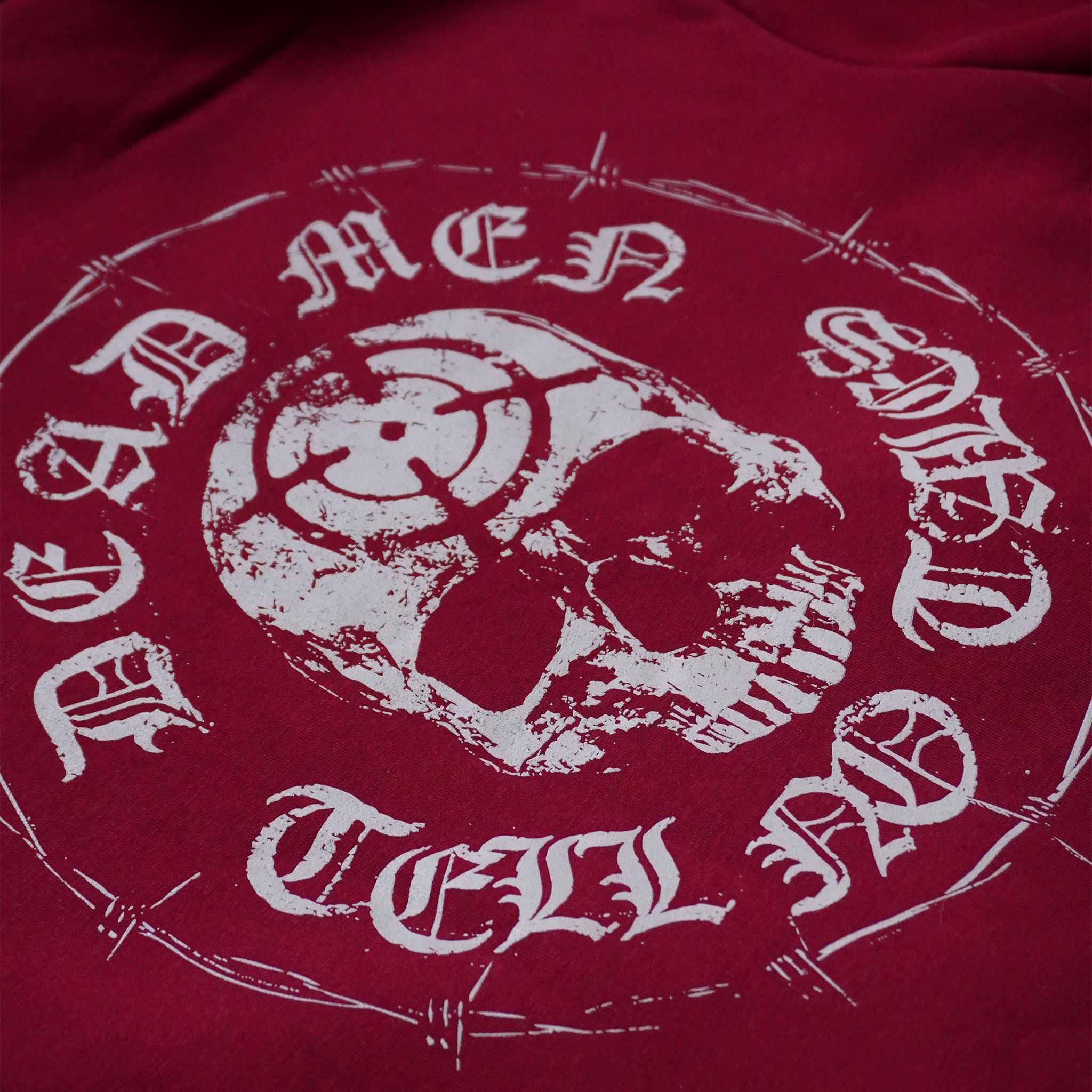 POLAR ZIP HOODIE BORDEAUX (Cropped)
