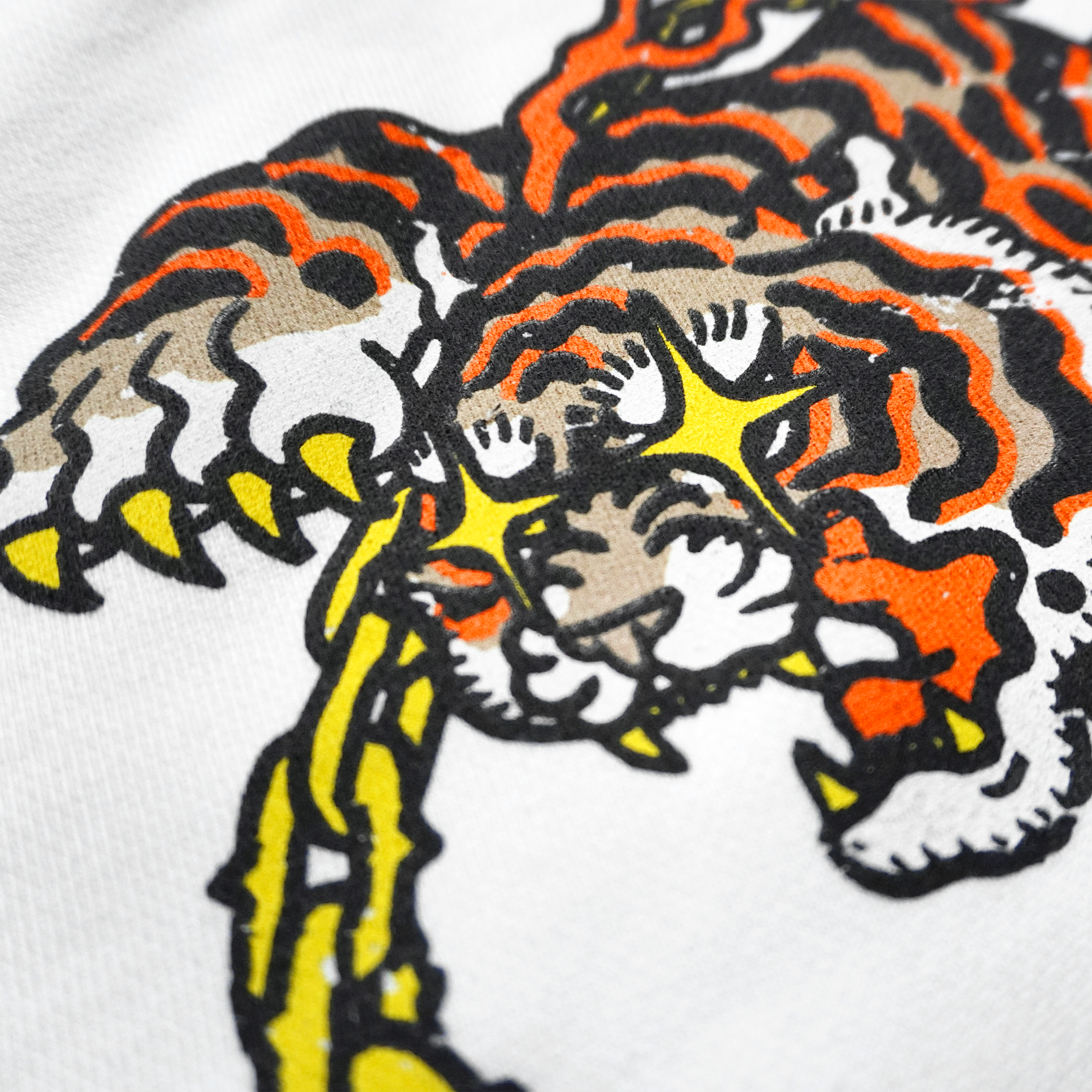 YAKUZA ZIP HOODIE Black/White