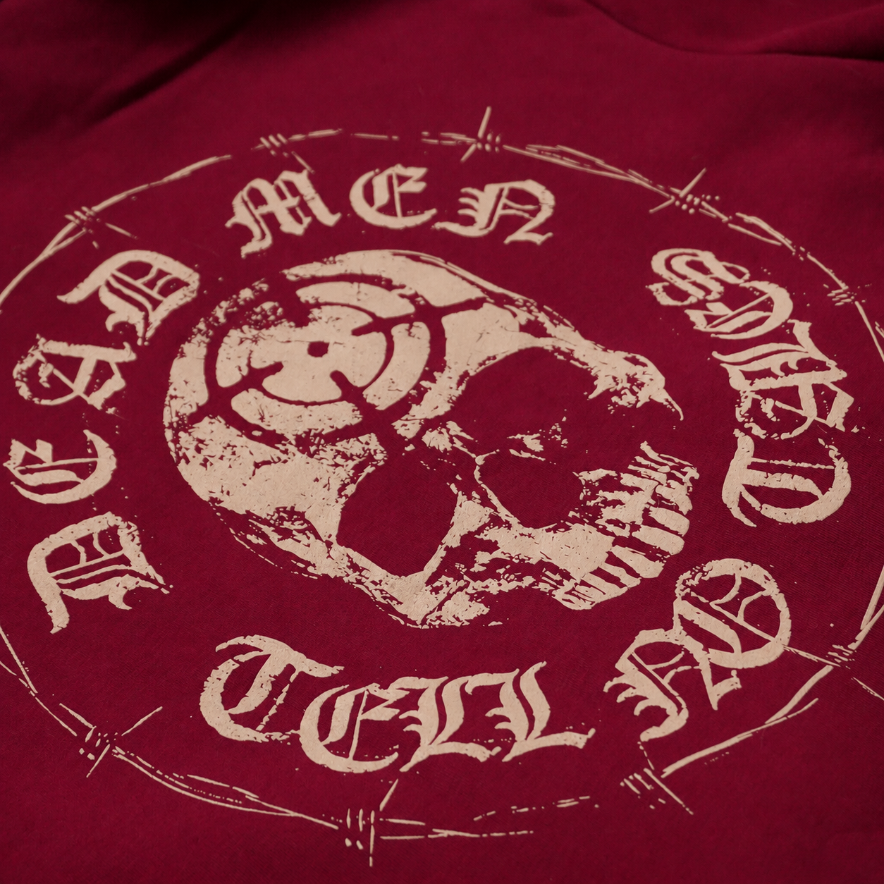 POLAR ZIP HOODIE BORDEAUX (Cropped)