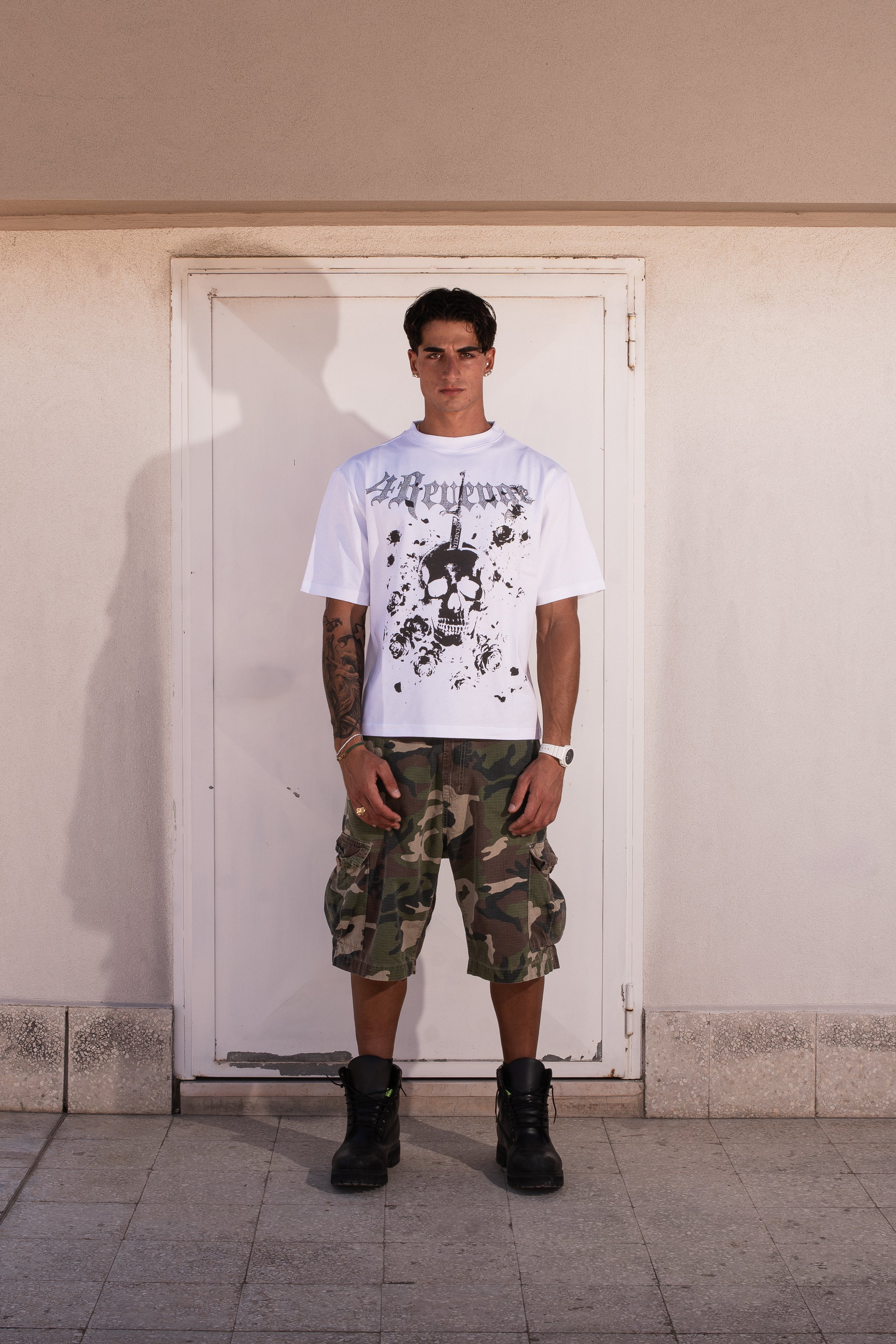 SWORD TEE Rhinestone Digital Print