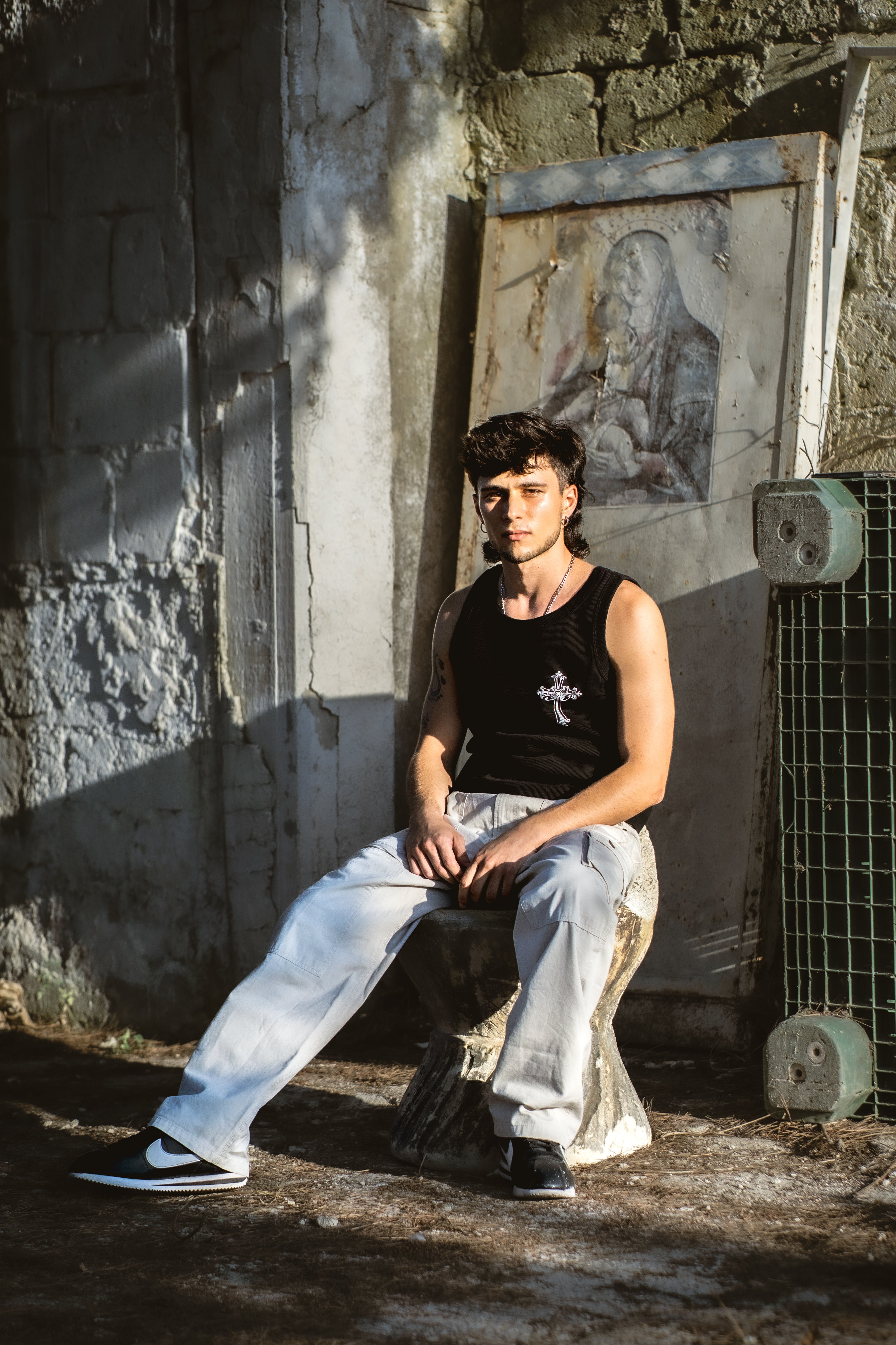 CHURCH TANKTOP BLACK BY REVENGE