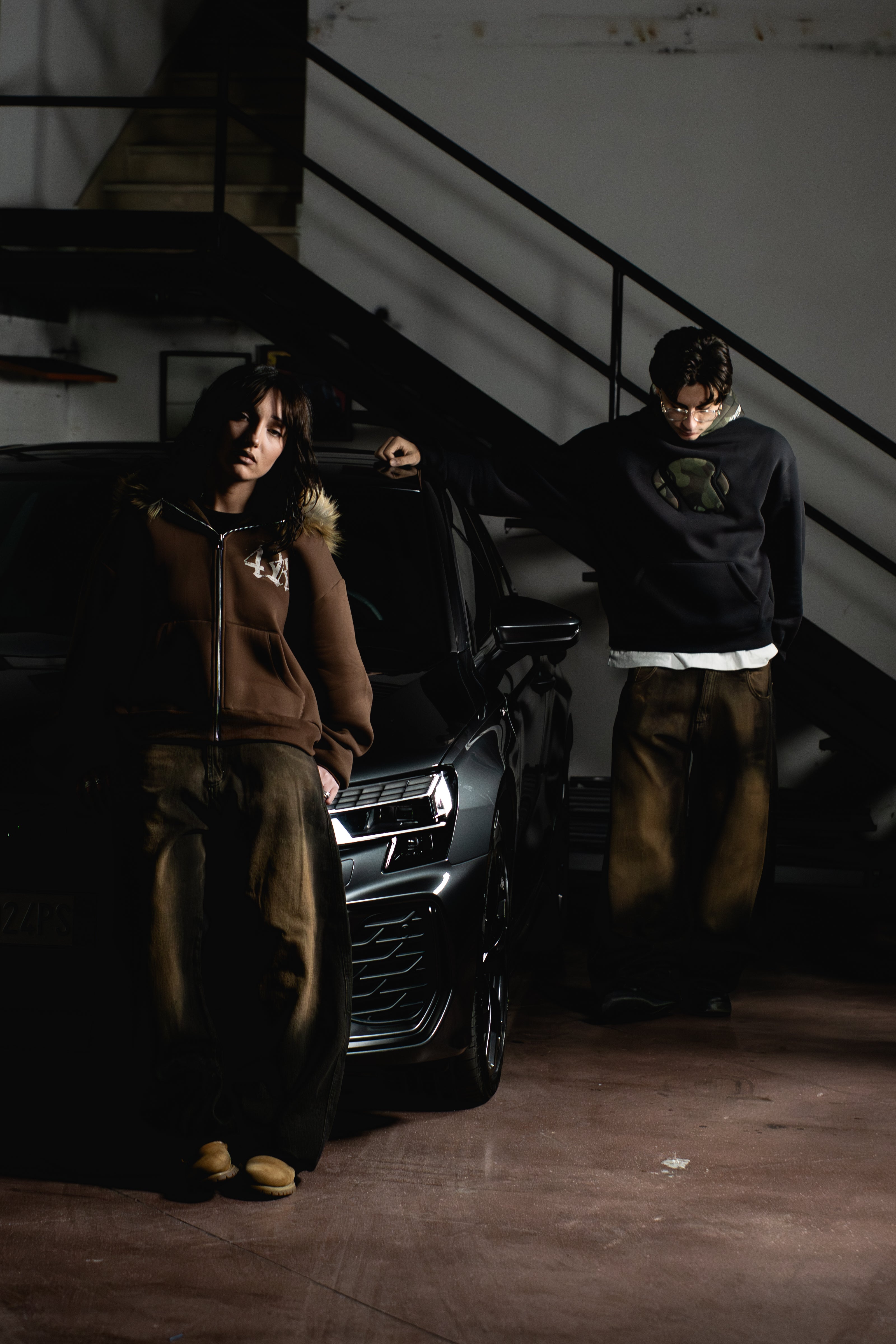 F*CKED UP DENIM JEANS RUST WASHED