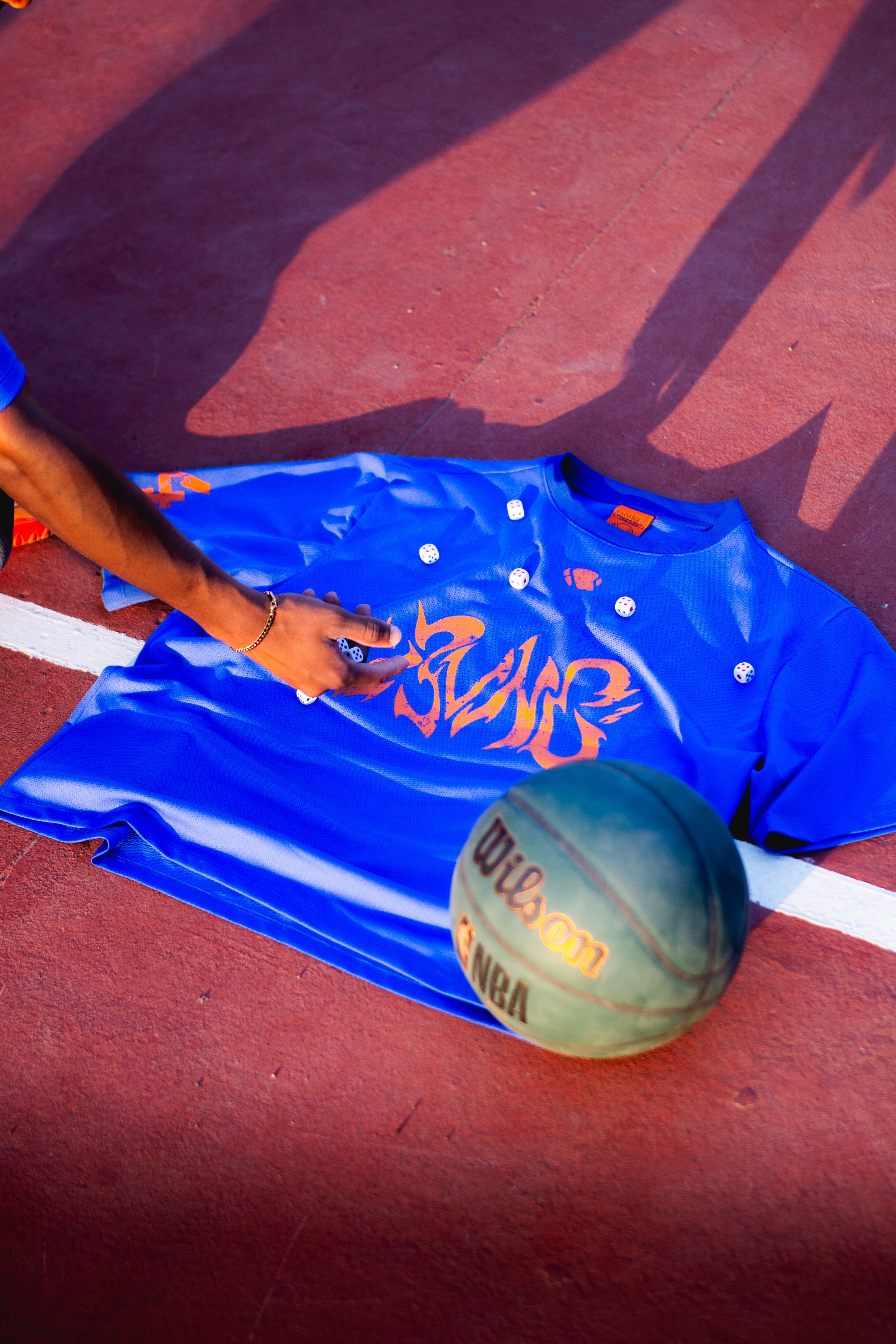 BLUE WORN TEE BY REVENGE