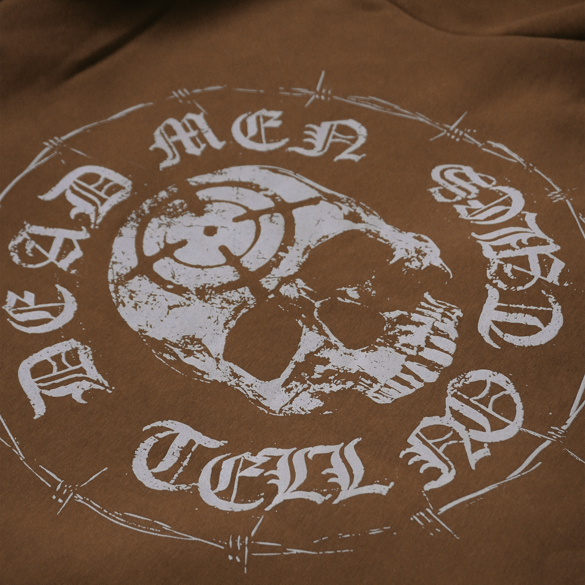 POLAR ZIP HOODIE CHOCOLATE (Cropped)